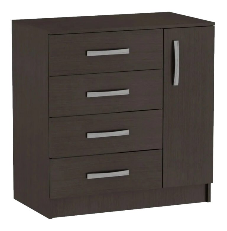 Cómoda Cajonera Zapatera 4 Cajones 1 Puerta Dormitorio Kapan